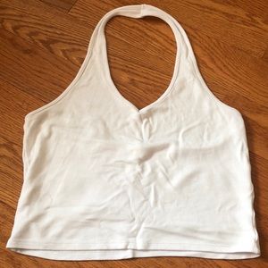 🌸White Halter Top from Garage